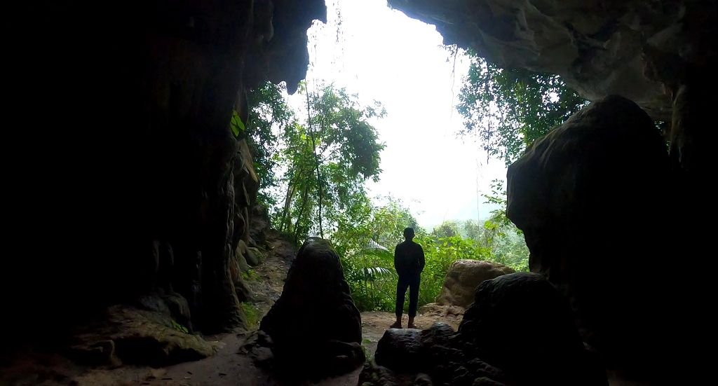 Ausblick aus der Hang Hung Ton (Ton Cave)