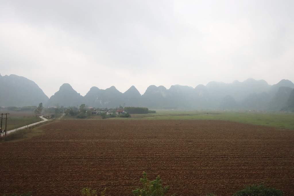Blick auf die Landschaft um Tan Hoa