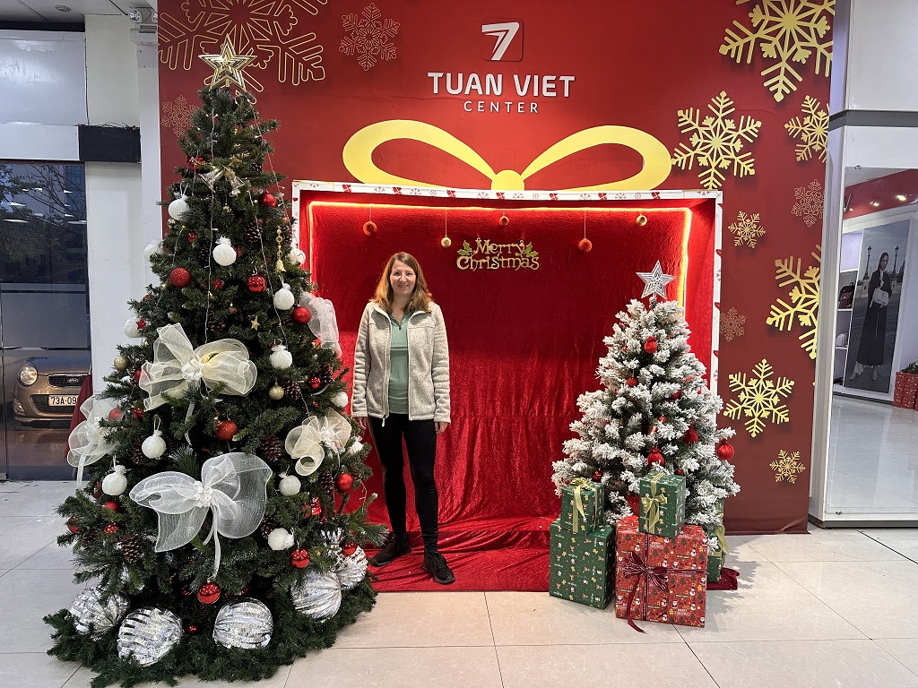 Im Einkaufszentrum in Dong Hoi