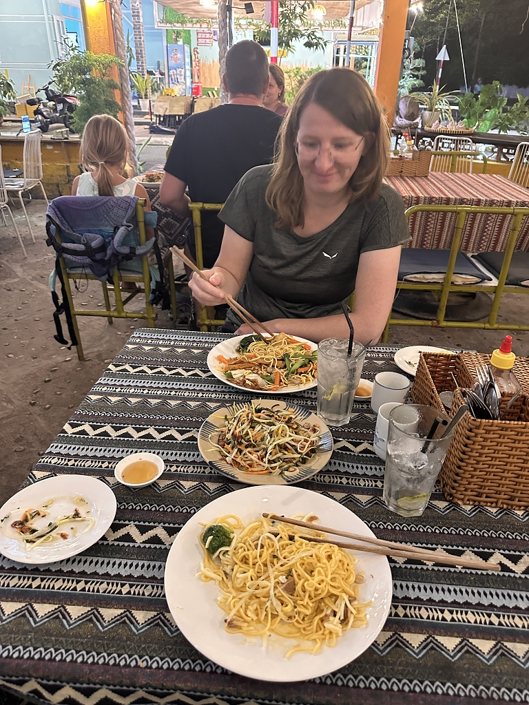 Abendessen im Gia Minh Bistro auf Con Son