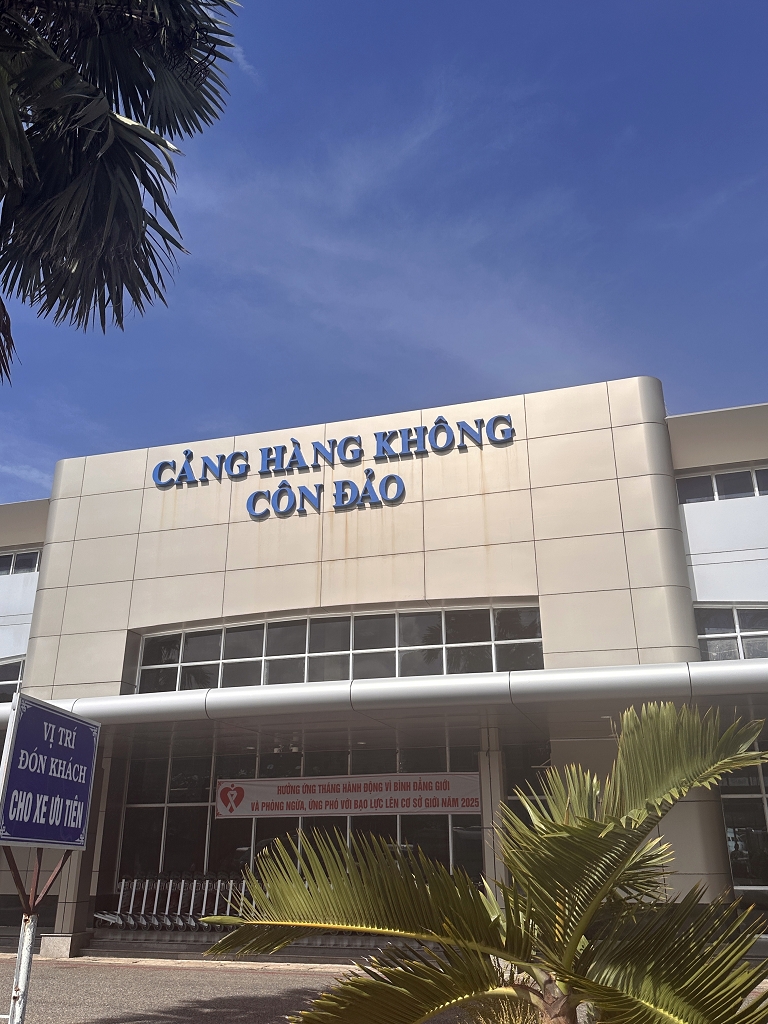 Der Flughafen von Con Dao