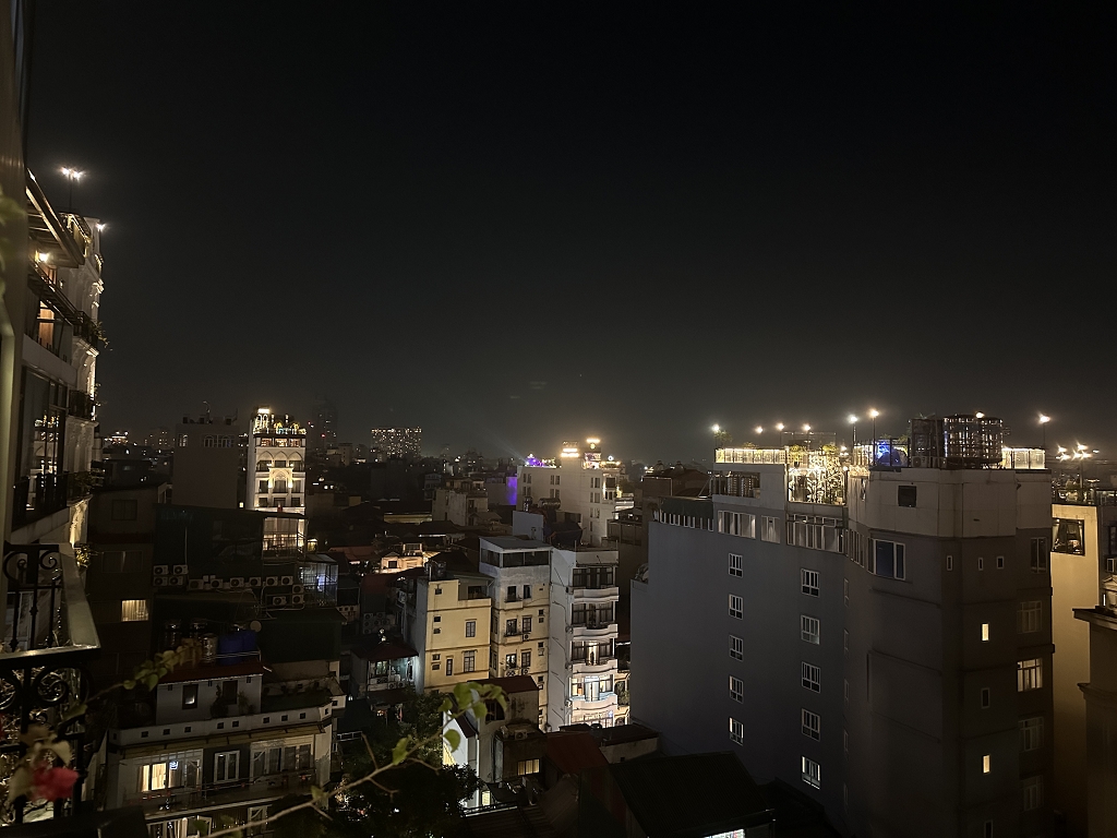 Ausblick von unserem Zimmer