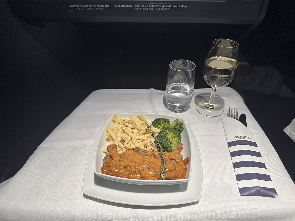 Hauptgang Condor Business Class