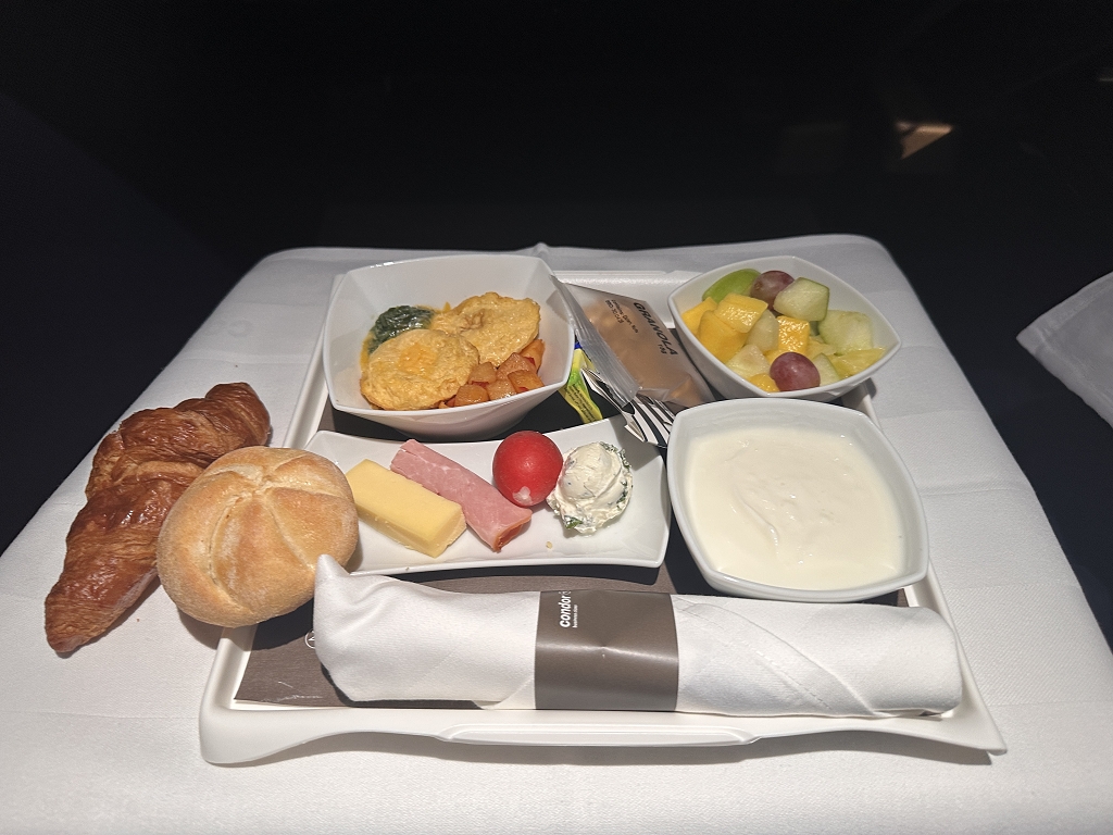 Frühstück Condor Business Class