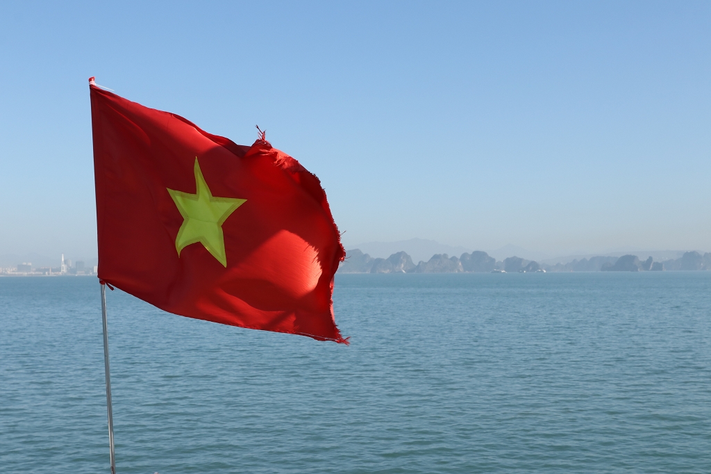 Fahrt durch die Halongbucht