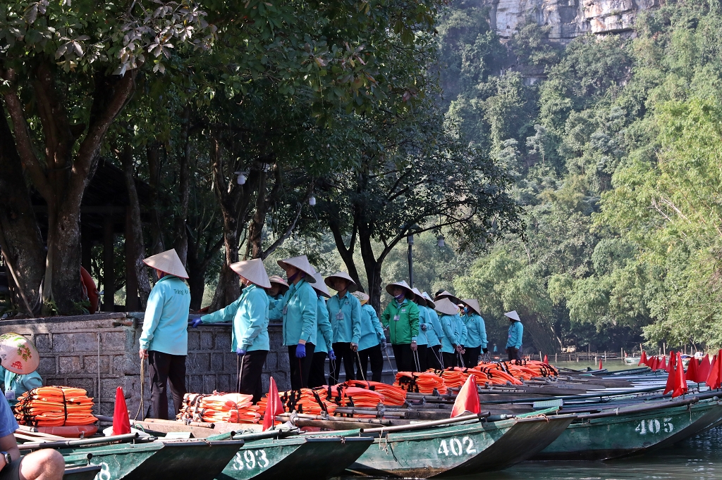 Warten auf die Touristen