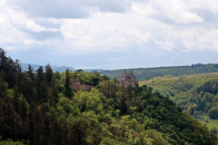 Wanderung 3x3 Salinental: Vitaltour Rheingrafenstein: Blick vom Uhufels auf Altenbamberg