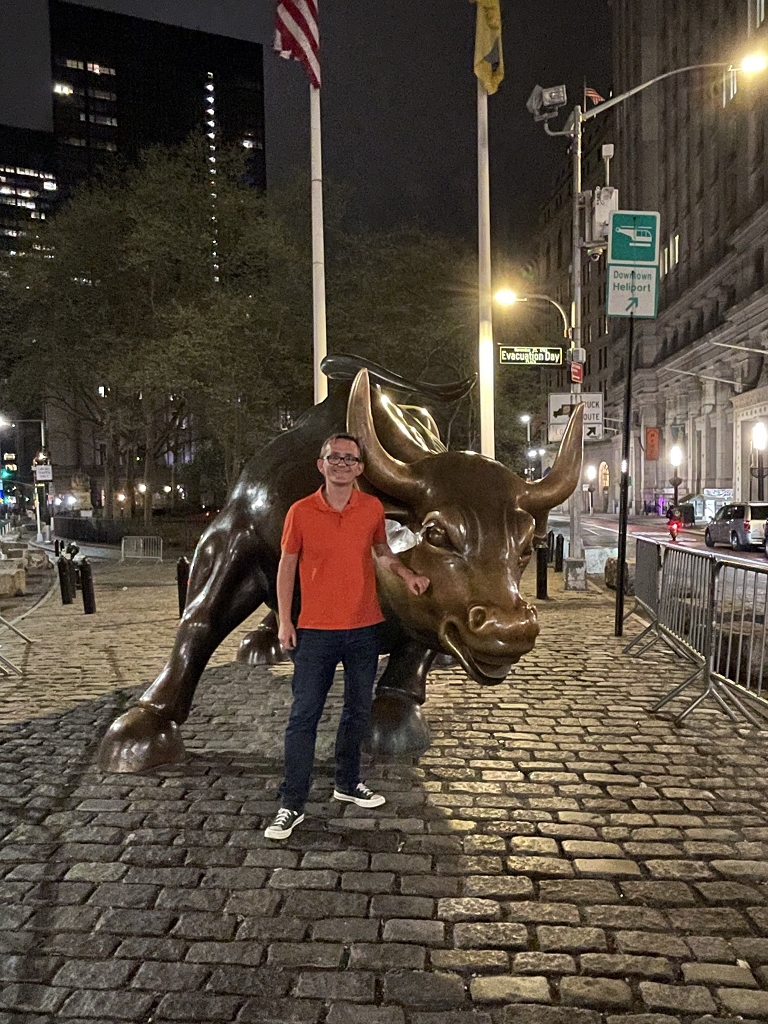 Charging Bull an der Wall Street